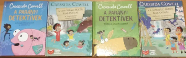 Vásárlói kedvenc 4 db A Parányi detektívek / A Lombházi ikrek kalandjai: A halak világítanak a sötétben? + Tudnak a fák beszélni? + A Stegosaurus megmentése + Találkozás egy rejtélyes dinoszaurusszal