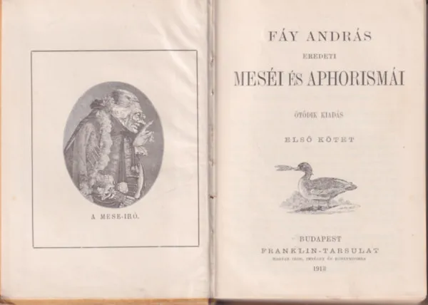 Alacsony ár Fáy András eredeti meséi és aphorismái