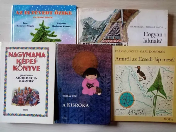 Vásárlói kedvenc Meseválogatás gyerekeknek (könyvcsomag 5 db) Nagymama képeskönyve / Az eltévedt őzike / A kisróka / Hogyan laknak / Amiről az Ecsedi-láp mesél