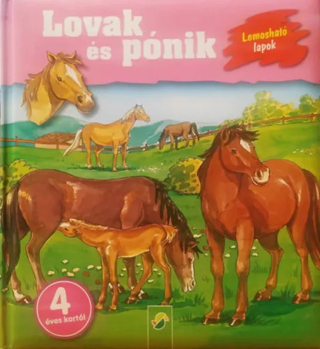 Olcsóbb Lovak és pónik - Lemosható lapok