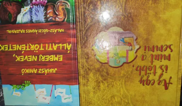 2db gyermekeknek szóló könyv - Juhász Anikó-Emberi nevek, állati történetek (verses kötet); Több szerző művei-Az egy is több, mint a semmi Azonnali szállítás
