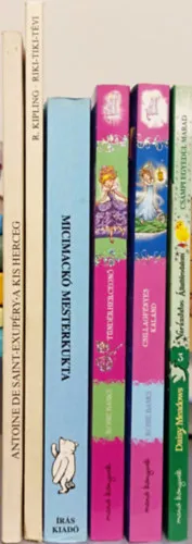 6 DB MESEKÖNYV:EXUPÉRY:A KIS HERCEG+KIPLING:RIKI-TIKI-TÉVI+MICIMACKÓ MESTERKUKTA-WINNIE-THE-POOH THE MASTER CHEF+BANKS:TÜNDÉRHERCEGNŐ+BANKS:CSILLAGFÉNYES KALAND+MEADOWS:CSÁMPI EGYEDÜL MARAD Árengedmény