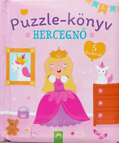 Exkluzív ajánlat Puzzle-könyv 5 kirakóval - Hercegnő