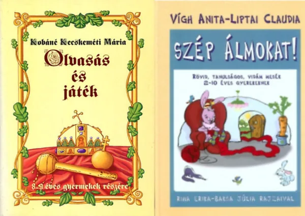 Biztonságos vásárlás Olvasás és játék - 8-9 éves gyermekek részére + Szép álmokat! ( 2 kötet )