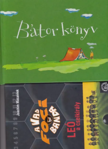 6 db mesekönyv/ifjúsági könyv: D.Tóth Kriszta:Bátor könyv + Capek:Dásenka. Egy kis foxi élete + Rodari:Beleestem a tévébe + Lakatos Menyhért:Angárka és Busladarfi + Uszpenszkij:Garanciális garabonciások + Masannek:Leó, a cselkirály. Csak ma