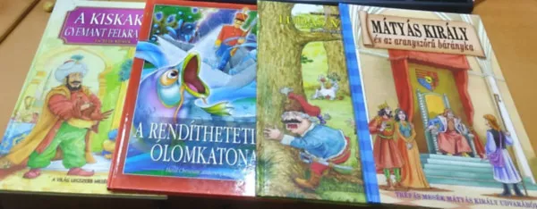 Legjobb ár A kiskakas gyémánt félkrajcárja; A rendíthetetlen ólomkatona; Ludas Matyi; Mátyás király és az aranyszőrű bárányka (4 kötet)