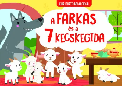 A farkas és a 7 kecskegida - Kihajtható ablakokkal Szezonális akció