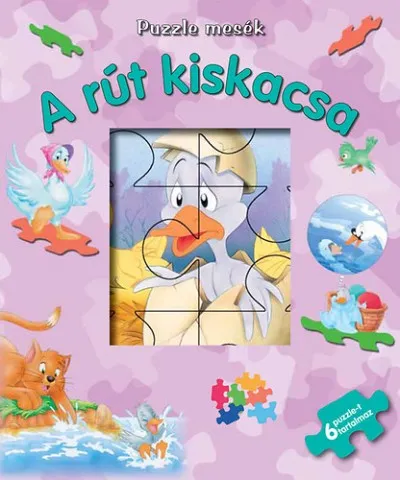 A rút kiskacsa - Puzzle mesék Akció