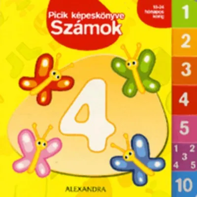 Biztonságos vásárlás Picik képeskönyve: Számok - 18-24 hónapos korig