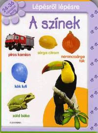 Árengedmény Lépésről lépésre: A színek - 24-36 hónapos korig