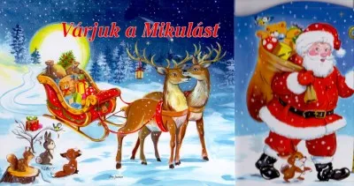 Azonnali szállítás Várjuk a Mikulást