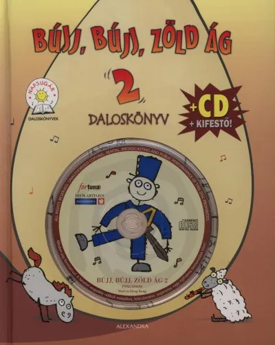 Árcsökkenés Bújj, bújj, zöld ág 2. - Daloskönyv + CD + kifestő