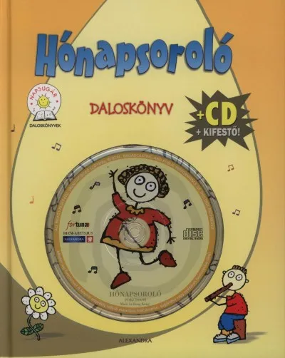 Hónapsoroló - Daloskönyv + CD + kifestő Outlet