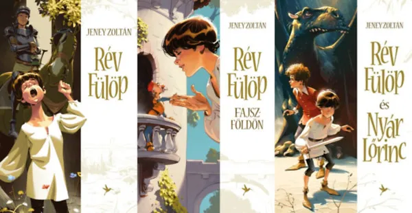 Rév Fülöp sorozat 1-3. (TELJES SOROZAT): Rév Fülöp (Rév Fülöp 1.) + Rév Fülöp Fajszföldön (Rév Fülöp 2.) + Rév Fülöp és Nyár Lőrinc (Rév Fülöp 3.) Nézd meg most