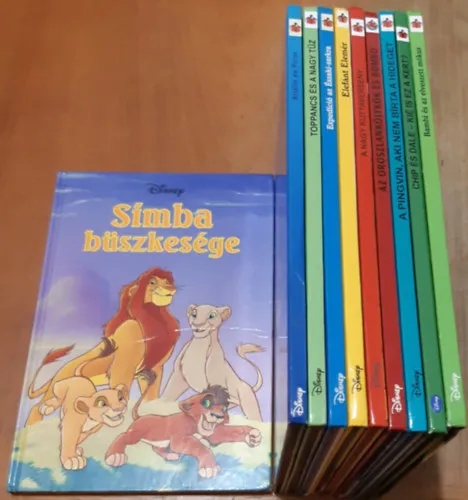 Bambi és az elveszett mókus + Chip és Dale + A pingvin, aki nem bírta a hideget + Az oroszlánkölykök és Bombó + A nagy kutyaverseny + Elefánt Elemér + Expedíció az Északi-sarkra + Toppancs és a nagy tűz + Arielle és Picur + Simba bü Vedd meg online