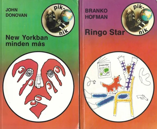 Népszerű 2 db Piknik könyvek, John Donovan: New Yorkban minden más, Branko Hofman: Ringo Star