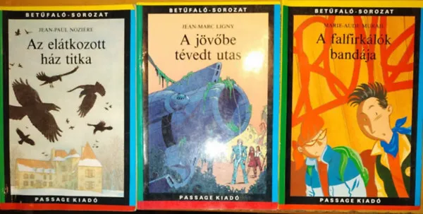 Vedd meg online A falfirkálók bandája (5) + A jövőbe tévedt utas (4) + Az elátkozott ház titka (2) (3 kötet)