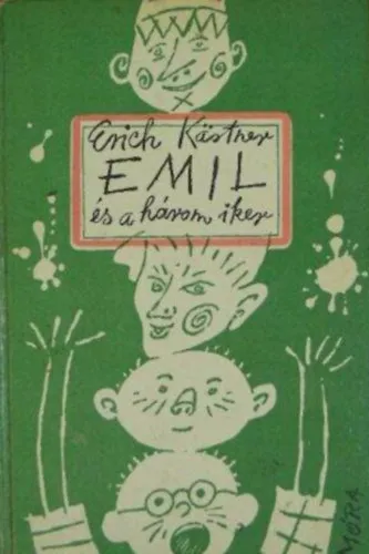 Legjobb ár Emil és a három iker (Emil und die drei Zwillinge) - Borbás Mária fordítása; Orosz István Fekete-fehér illusztrációival