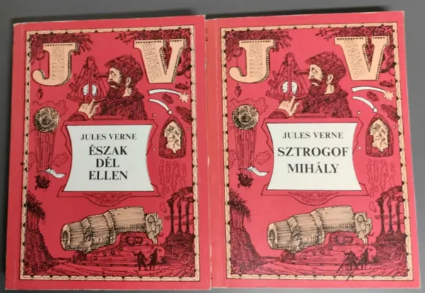 2 db. Jules Verne regény (Sztorgoff Mihály + Észak dél ellen) Legnépszerűbb