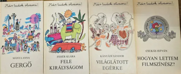 Nézd meg most 4 db a Már tudok olvasni sorozatból: Hogyan lettem filmszínész? + Világlátott egérke + Fele királyságom + Gergő