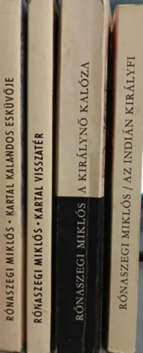 Biztonságos fizetés Rónaszegi könyvcsomag (4 darab) Az indián királyfi; A királynő kalóza; Kartal visszatér; Kartal kalandos esküvője