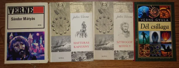 4 klasszikus Jules Verne-től: Sándor Mátyás, Hatteras kapitáány, Sztrogoff Mihály, A Dél csillaga Vedd meg most