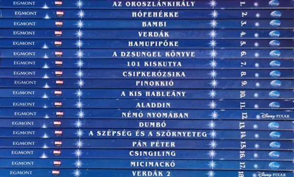 Disney Klasszikusok gyűjteménye 1-18. Kiárusítás