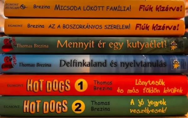Thomas Brezina - Ifjúsági könyvcsomag (6 db) Expressz szállítás