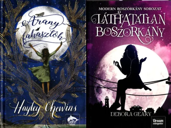 Akció 2 db. ifjúsági könyv (Aranyfakasztók + Láthatatlan boszorkány)