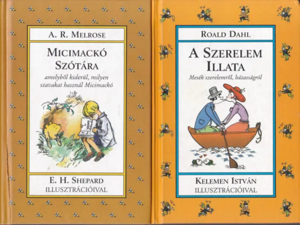 2 db könyv a Meglepetés Könyvek sorozatból: Micimackó szótára + A Szerelem Illata Szuper ajánlat