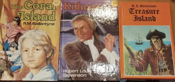 Kedvezményes ár The Coral Island + Kidnapped + Treasure Island (3 kötet)