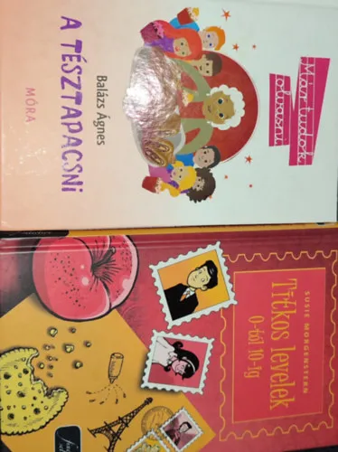 Különleges ajánlat 2db ifjúsági regény - Balázs Ágnes-A tésztapacsni; Susie Morgenstern-Titkos levelek 0-tól 10-ig