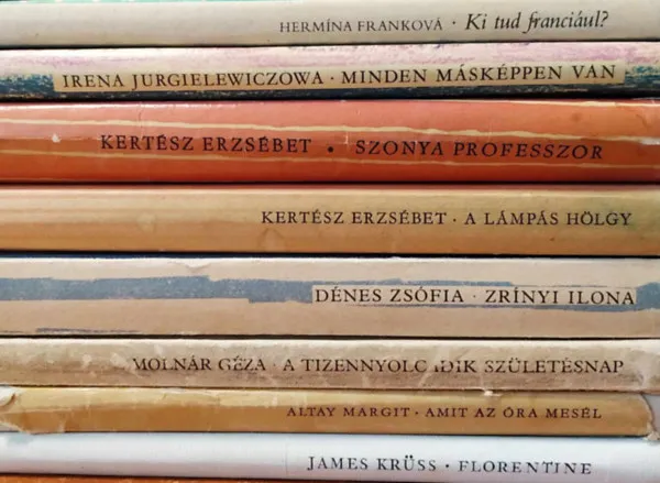 Utolsó esély 8 db pöttyös és csíkos könyv