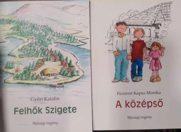 Bestseller 3 db ifjúsági regény: Felhők Szigete+ A középső + Lyukat beszéltek a hasamba
