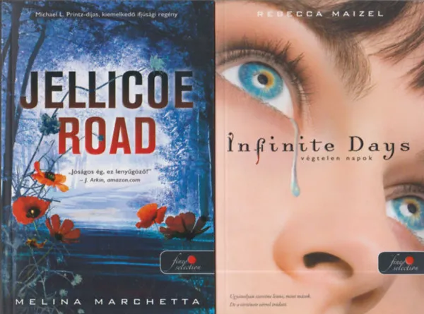Azonnal elérhető 2db ifjúsági regény - Melina Marchetta: Jellicoe Road + Rebecca Maizel: Infinite Days (Végtelen napok)