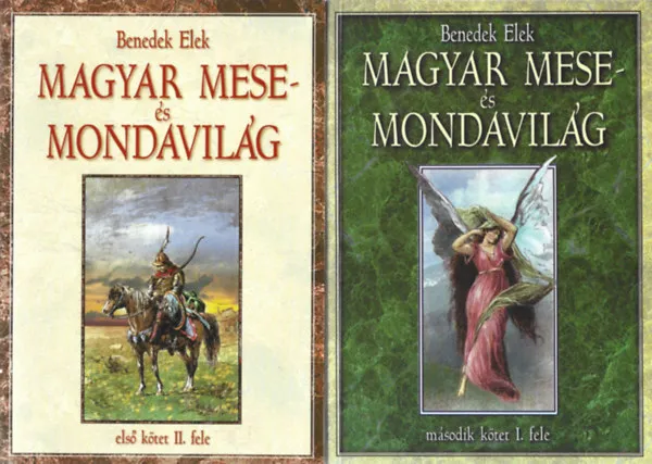 Népszerű 2 db könyv, Magyar mese- és mondavilág első kötet II. fele, második kötet I. fele