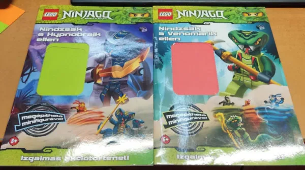 2 db Ninjago: Masters of Spinjitzu magazin: Nindzsák a Hypnobraik ellen + Nindzsák a Venomarik ellen Kiárusítás