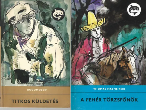 2 db könyv, Bogomolov: Titkos küldetés, Thomas Mayne Reid: A fefér törzsfőnök Kedvezményes ár