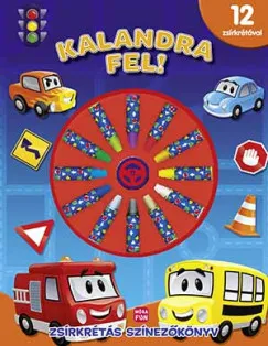 Kalandra fel! Zsírkrétás színezőkönyv Árcsökkenés