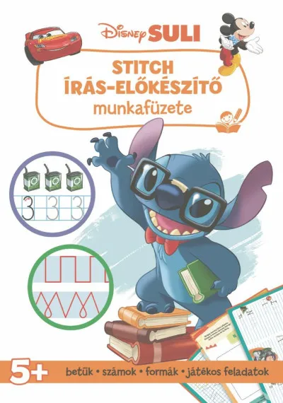 Kihagyhatatlan ajánlat Disney Suli - Stitch íráselőkészítő munkafüzete