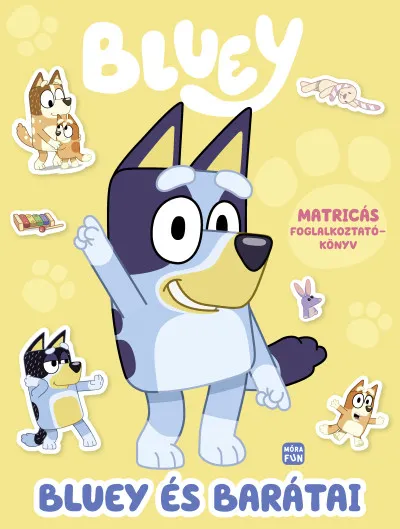 Akciós ár Bluey - Bluey és barátai - matricás foglalkoztatókönyv