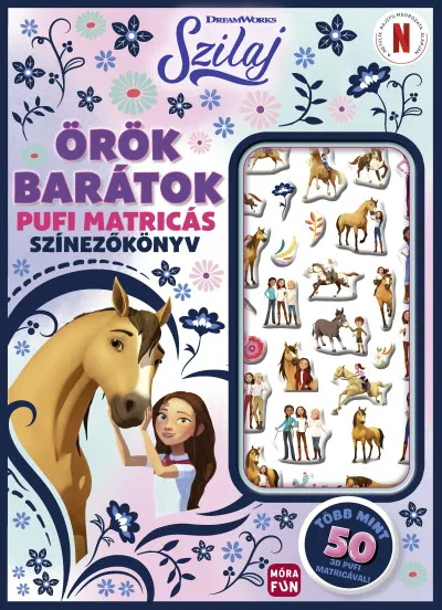 Szezonális akció Szilaj - Örök barátok - Pufi matricás színezőkönyv