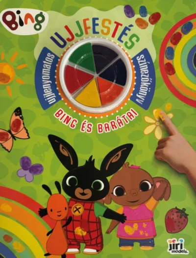 Gyors kiszállítás Bing és Barátai ujjfestés színezőkönyv