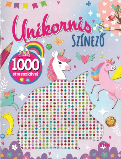 1000 strassz - Unikornis színező Bestseller