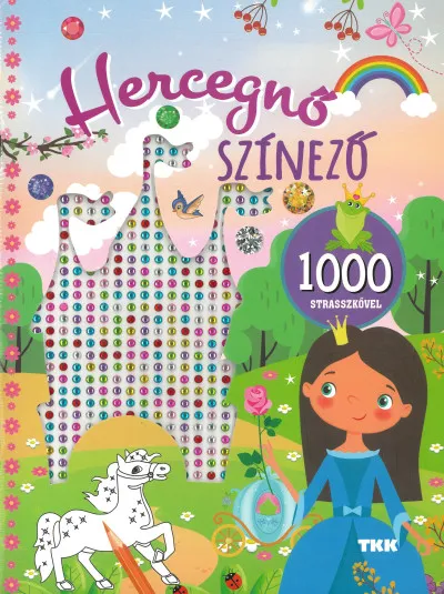 Kedvezmény 1000 strassz - Hercegnő színező