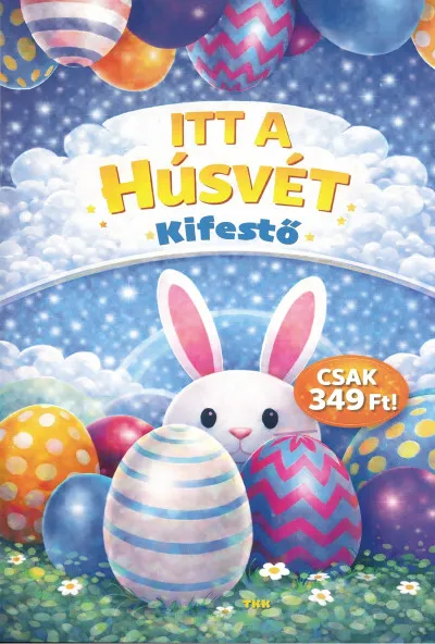 Biztonságos fizetés Itt a Húsvét kifestő
