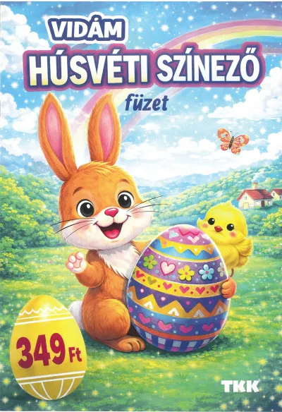 Vidám húsvéti színező füzet Biztonságos fizetés