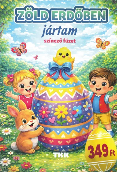 Árcsökkenés Zöld erdőben jártam színező füzet