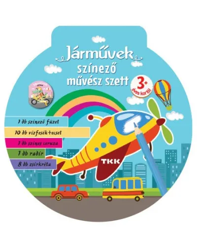 Népszerű Járművek - Art színező
