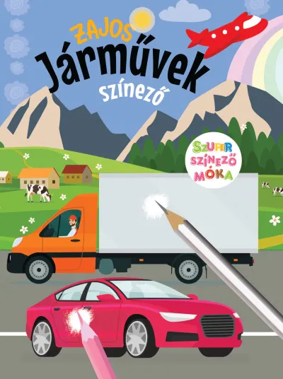 Korlátozott ajánlat Zajos járművek színező - Szuper színező móka